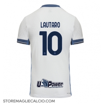 Inter Milan Lautaro Martinez #10 Maglia Gara Trasferta Repliche 2024-25